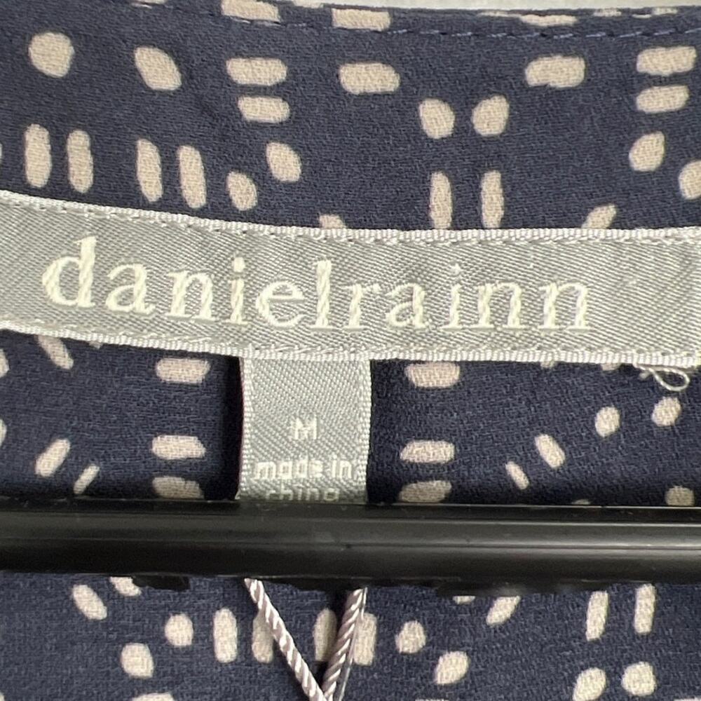 Daniel Rainn Women's Pullover Blouse Blue Gray Size M Oversized Fit Layering NWT - Picture 7 of 10